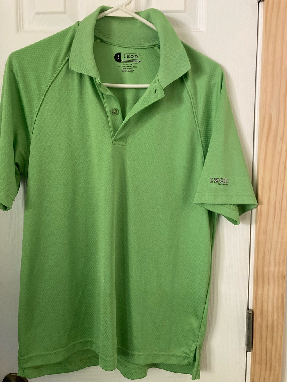 Izod Light GreenPolo small petite woman
